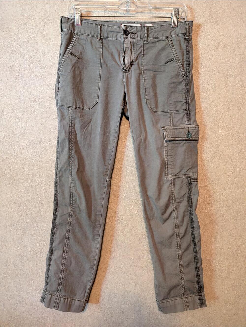 HEI HEI ANTHROPOLOGIE dark green cargo pants sz 0